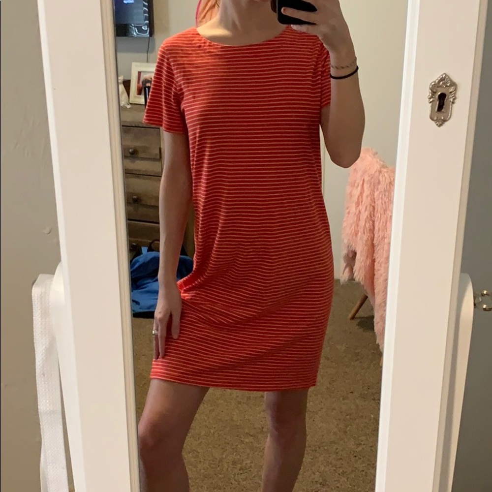 striped dress
